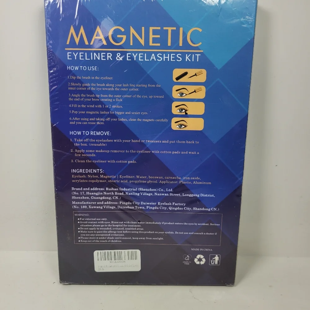 Alcastar Magnetic Eyeliner & Eyelashes Kit